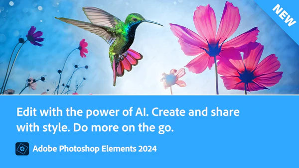Adobe Photoshop Elements 2024 | Full Version | Genuine Lifetime License | AUS STOCK