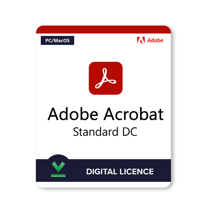Adobe Acrobat Standard 2020 Edition | Full Version | Genuine Lifetime License | AUS STOCK