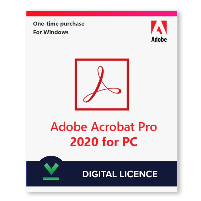 Adobe Acrobat Pro 2020 Student and Teacher Edition | Full Version | Genuine Lifetime License | AUS STOCK