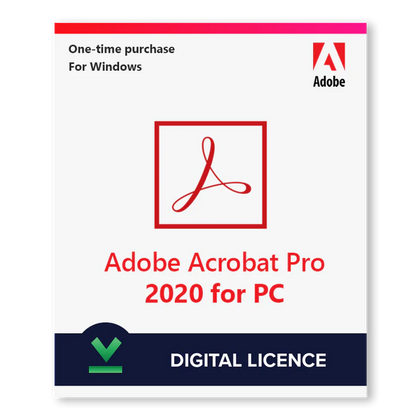 Adobe Acrobat Pro 2020 Student and Teacher Edition | Full Version | Genuine Lifetime License | AUS STOCK