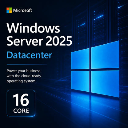 Windows Server 2025 Datacenter | Full Version | 16-Core | Genuine Retail Licence | AUS STOCK [EP2-25149]