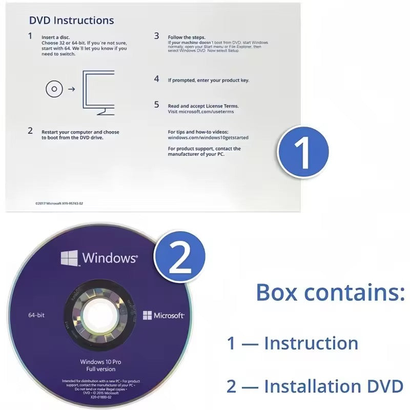 Windows 10 Pro 64-bit OEM DVD | Full Version | Genuine Sealed Package | AUS STOCK [FQC-08929]