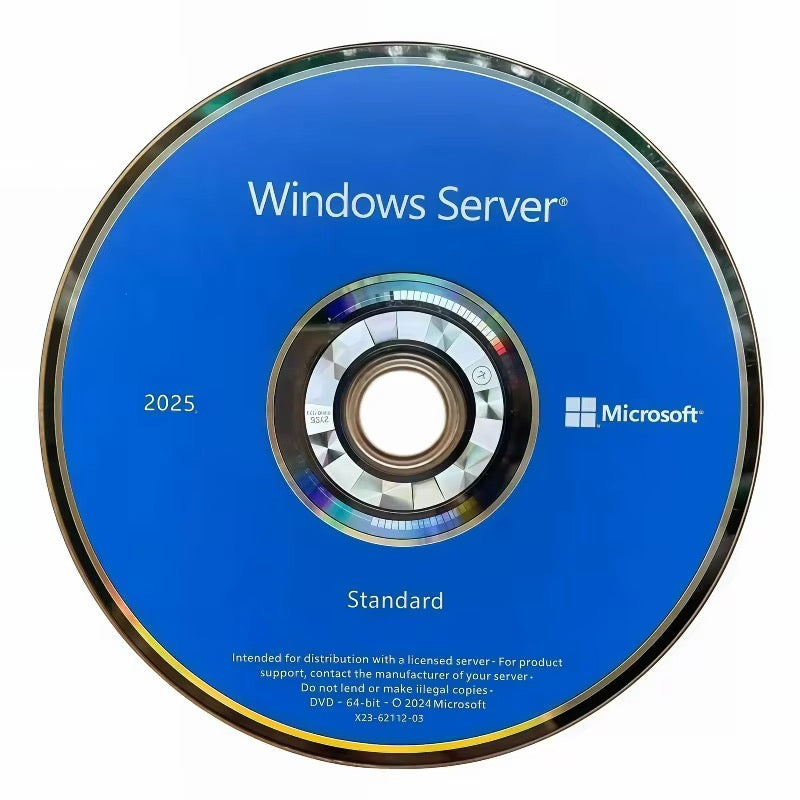 Windows Server 2025 Standard 64-bit OEM DVD 16 Core | Full Version | Genuine Sealed Package | AUS STOCK [EP2-25187]