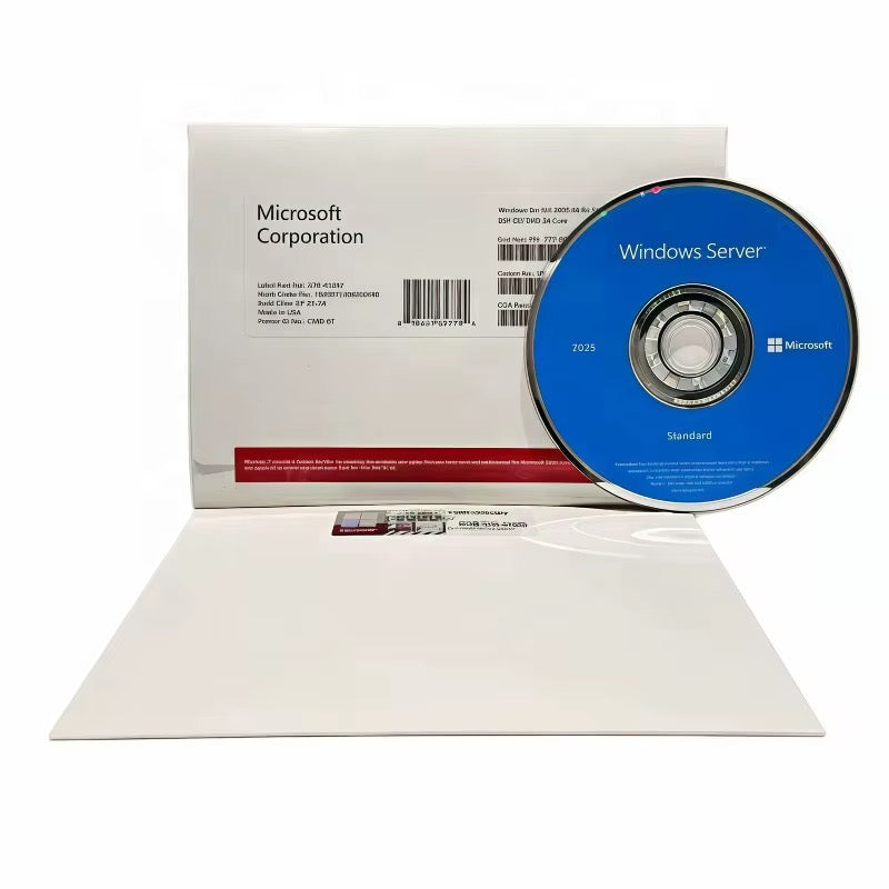 Windows Server 2025 Standard 64-bit OEM DVD 16 Core | Full Version | Genuine Sealed Package | AUS STOCK [EP2-25187]