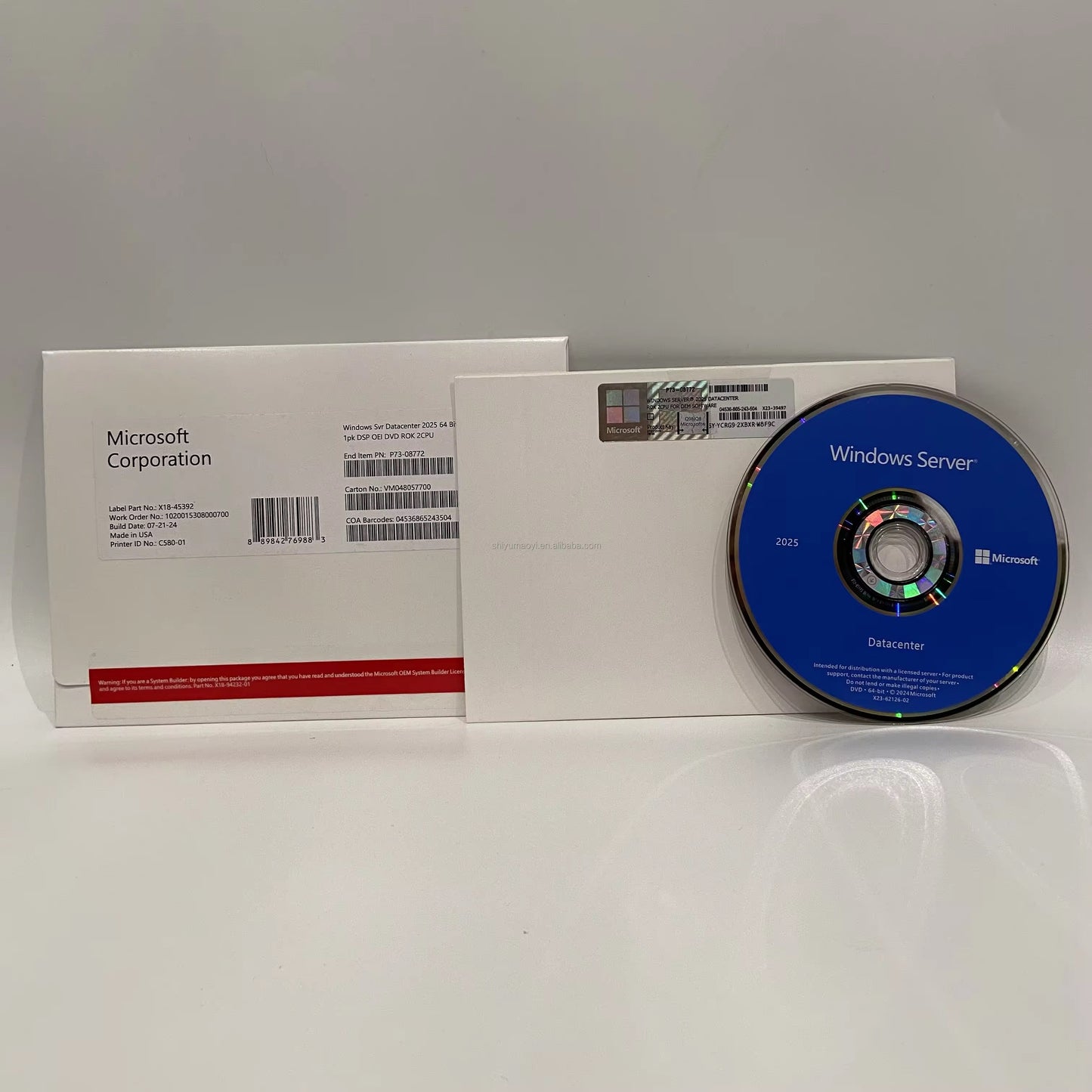 Windows Server 2025 Datacenter 64-bit OEM DVD 16-Core | Full Version | Genuine Sealed Package | AUS STOCK [EP2-25149]