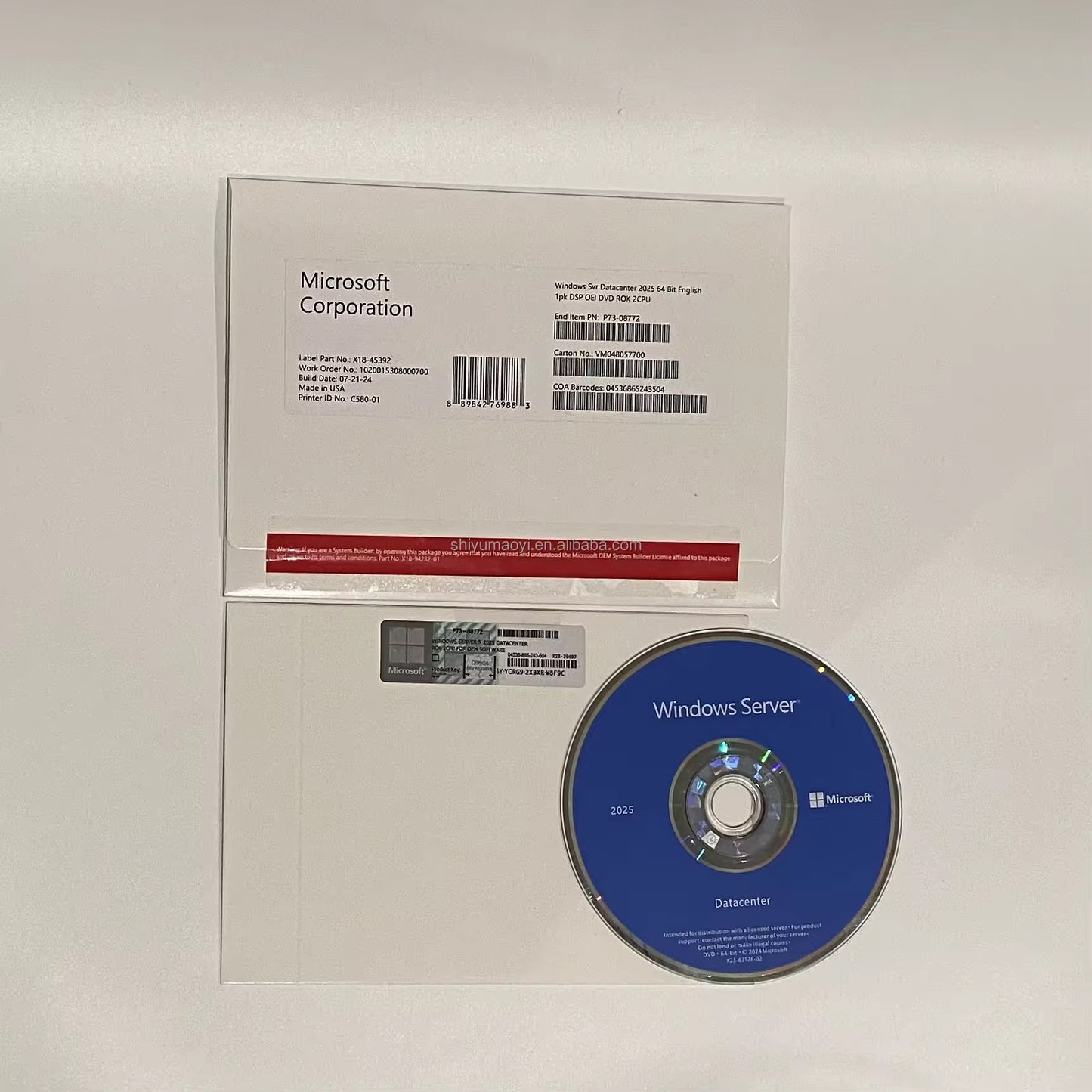Windows Server 2025 Datacenter 64-bit OEM DVD 16-Core | Full Version | Genuine Sealed Package | AUS STOCK [EP2-25149]