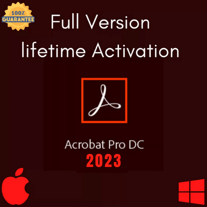 Adobe Acrobat Pro DC 2023 Edition | Full Version | Genuine Lifetime License | AUS STOCK