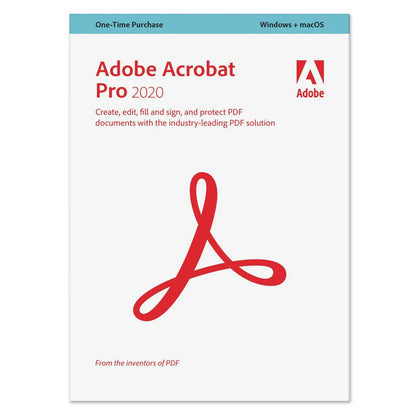 Adobe Acrobat Pro 2020 Edition | Full Version | Genuine Lifetime License | AUS STOCK