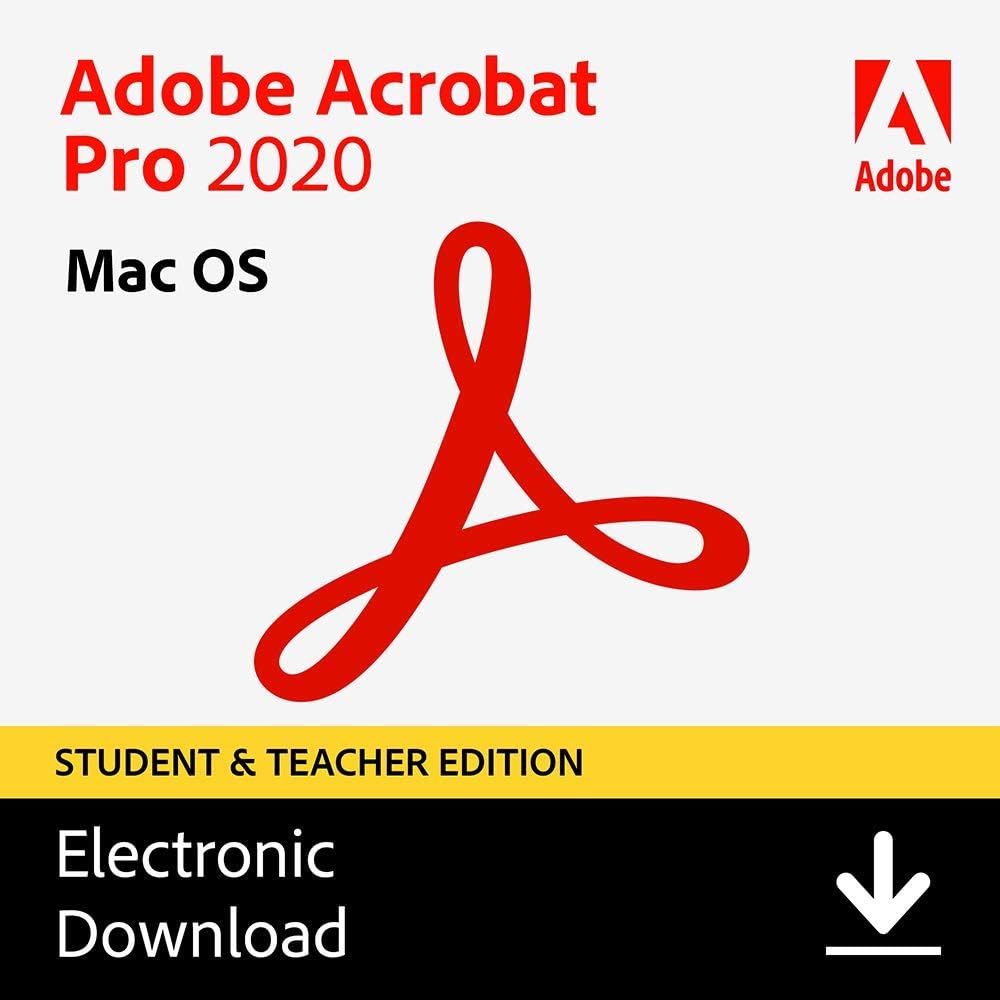 Adobe Acrobat Pro 2020 Student and Teacher Edition | Full Version | Genuine Lifetime License | AUS STOCK