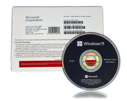 Windows 11 Pro 64-bit OEM DVD | Full Version | Genuine Sealed Package | AUS STOCK [FQC-10528]
