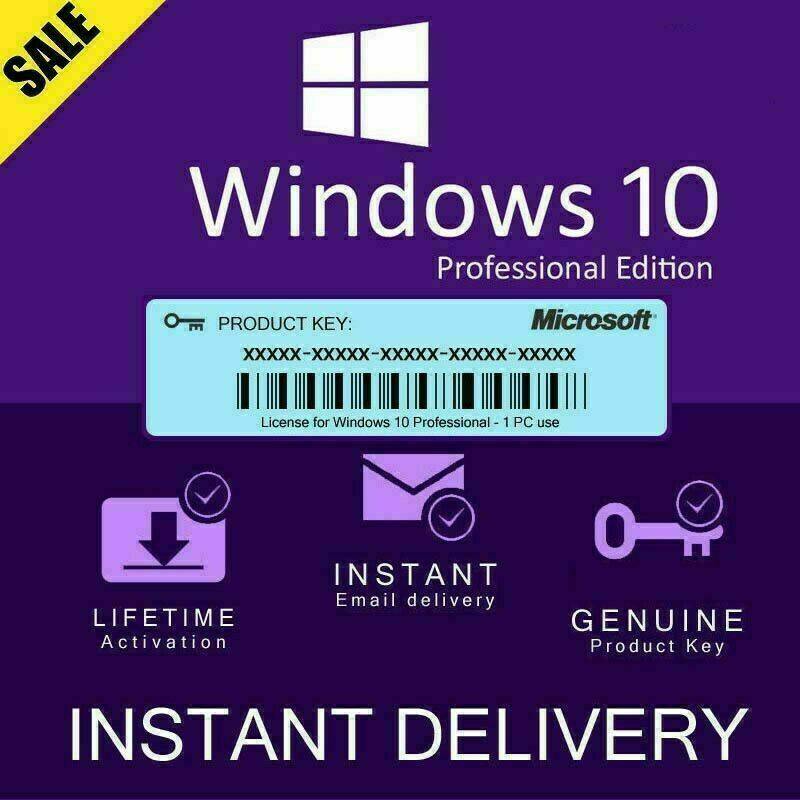 Windows 10 Pro | Full Version | Genuine Lifetime License | AUS STOCK