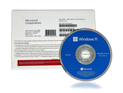 Windows 11 Home 64-bit OEM DVD | Full Version | Genuine Sealed Package | AUS STOCK [KW9-00632]