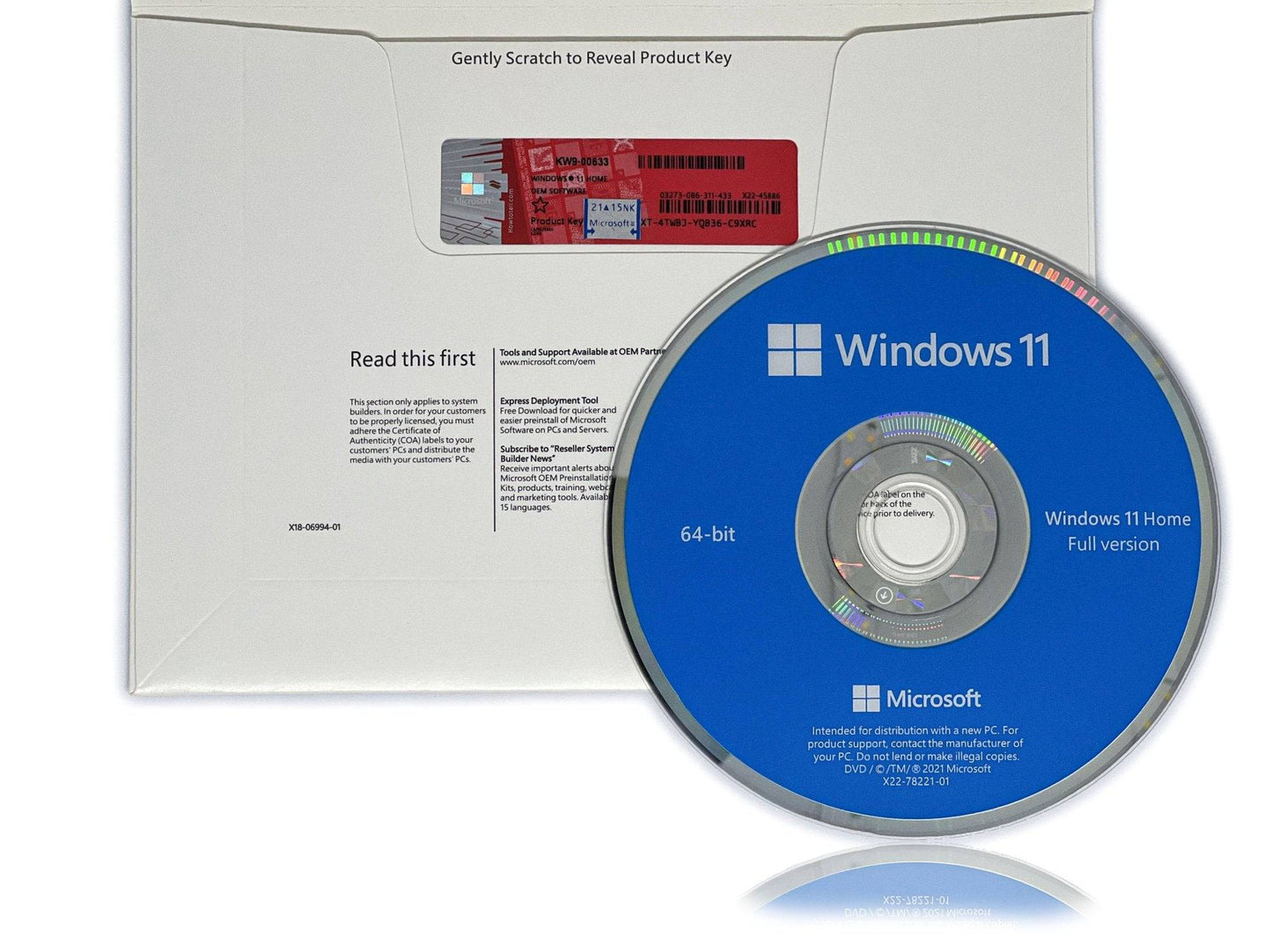 Windows 11 Home 64-bit OEM DVD | Full Version | Genuine Sealed Package | AUS STOCK [KW9-00632]